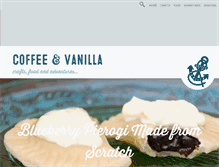 Tablet Screenshot of coffeeandvanilla.com